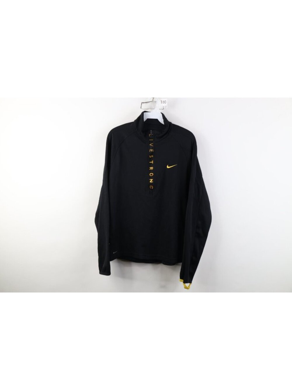 Vintage Nike Livestrong Womens Medium Distressed Lance Armstrong Knit Jacket Top